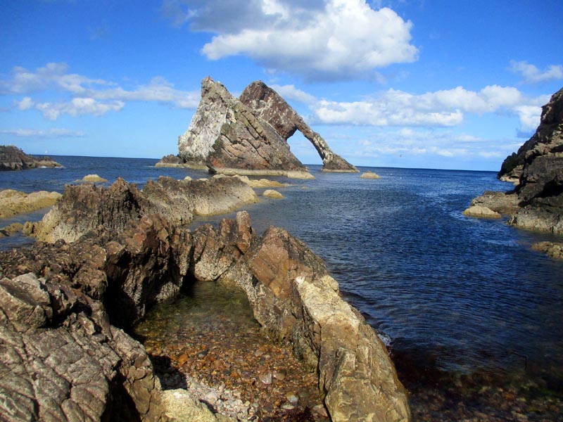 Bowfiddle Arch, Scotland 