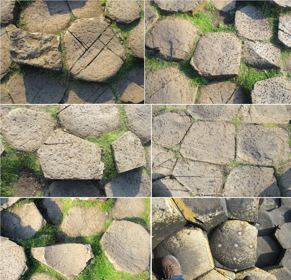 Basaltsäulen Giants Causeway