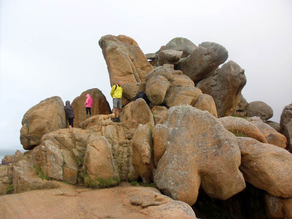 Granite exfoliation Ploumanach Brittany