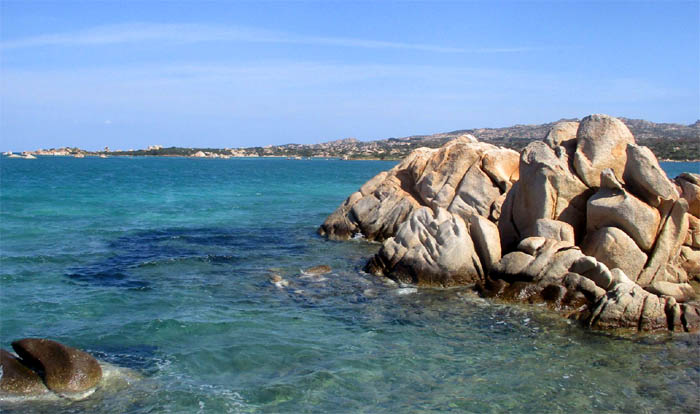 Granite rocks near Caprera island