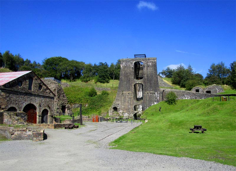 Furnace and Water Lift at Blaenavon, Wales