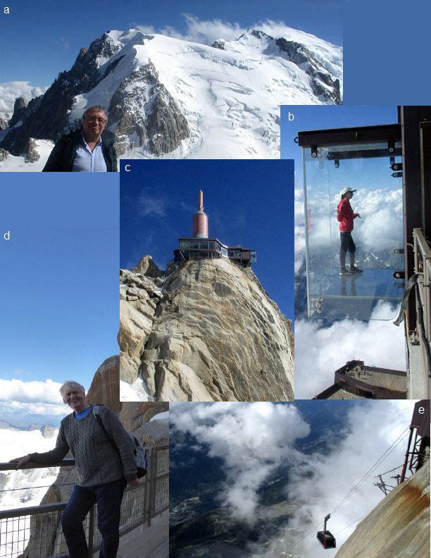 Aiguille du Midi, Montblanc Massiv, Frankreich